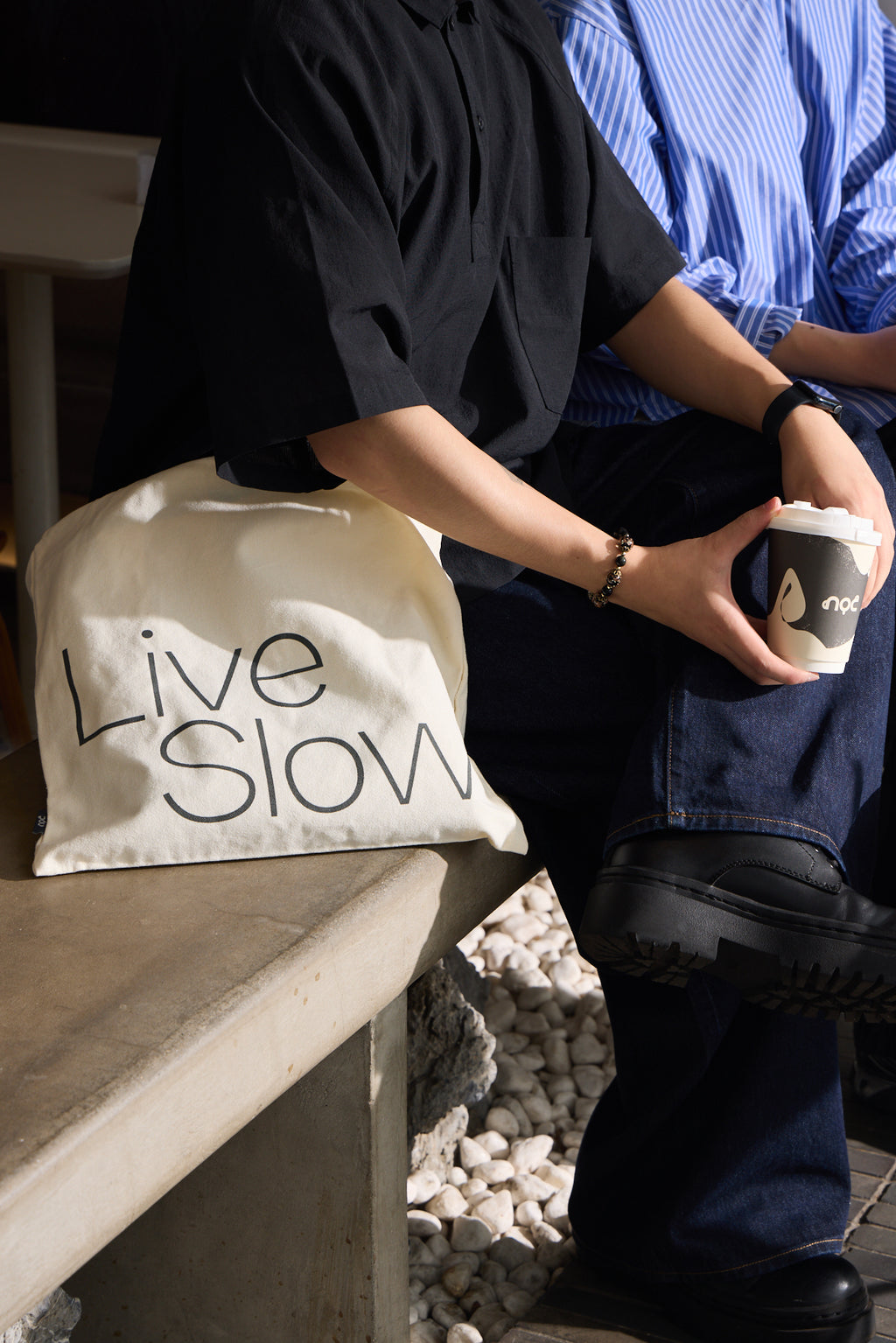 noc Live Slow Tote Bag
