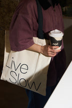 noc Live Slow Tote Bag
